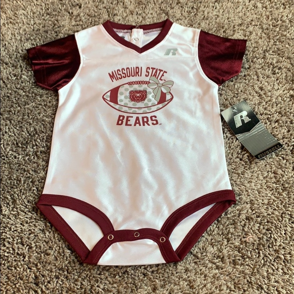 NWT Missouri State Bears baby onesie